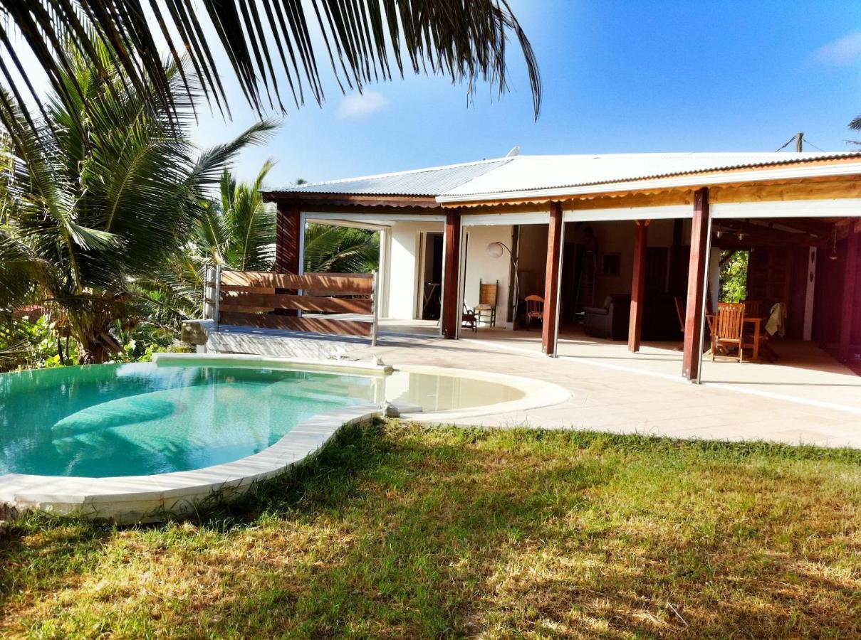 Wild Paradise: Villa Vue Mer Piscine A Debordement Le Moule Exterior foto